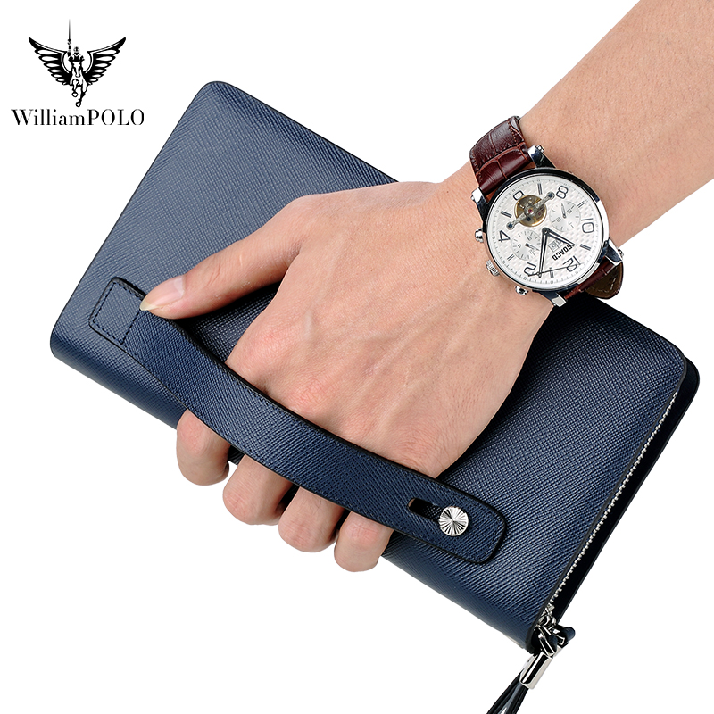 Phone Accessories Business - WILLIAMPOLO Lüks erkek Deri el çantası