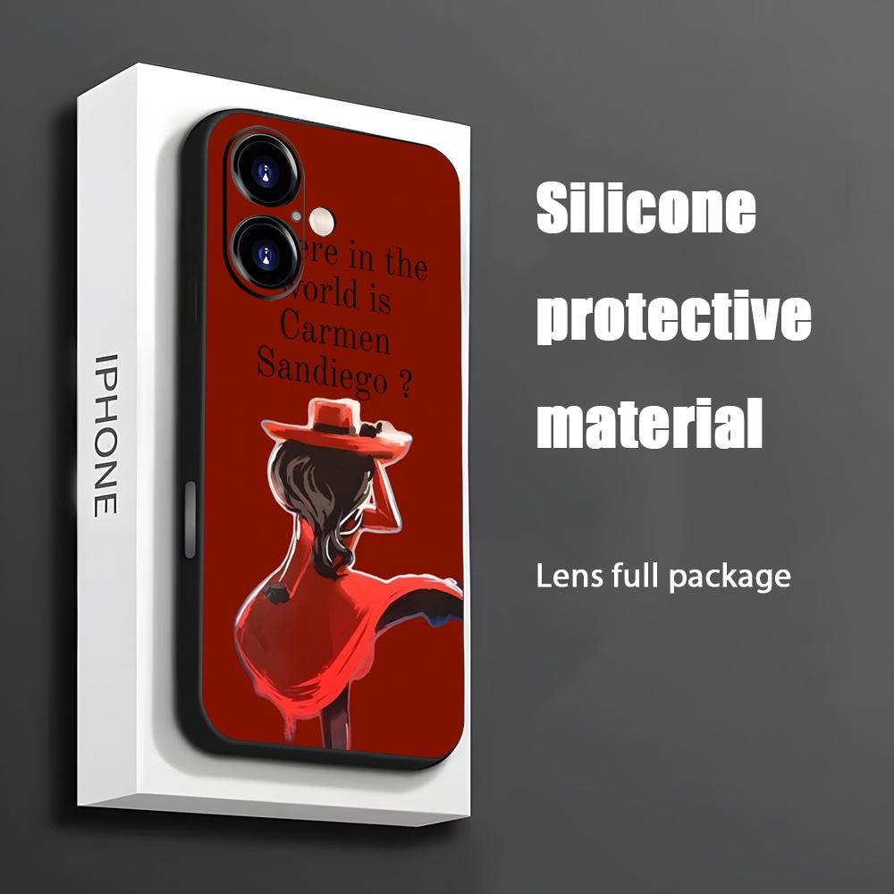 Phone Accessories To Sell - Sıcak Carmen Sandiego Karikatür Telefon Kılıfı