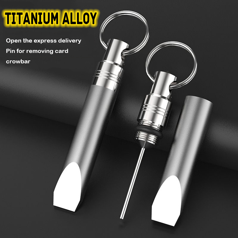 Sim Card Tool - Titanyum Alaşımlı Küçük Kazayağı Anahtar Kolye