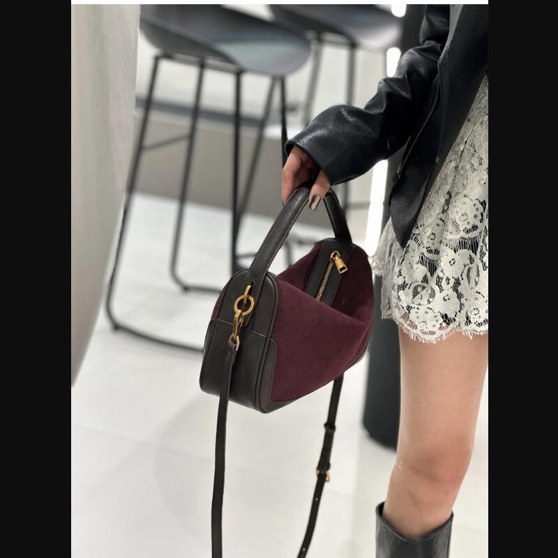 Phone Accessories Brand - Kadın Hakiki Süet Inek Derisi Deri