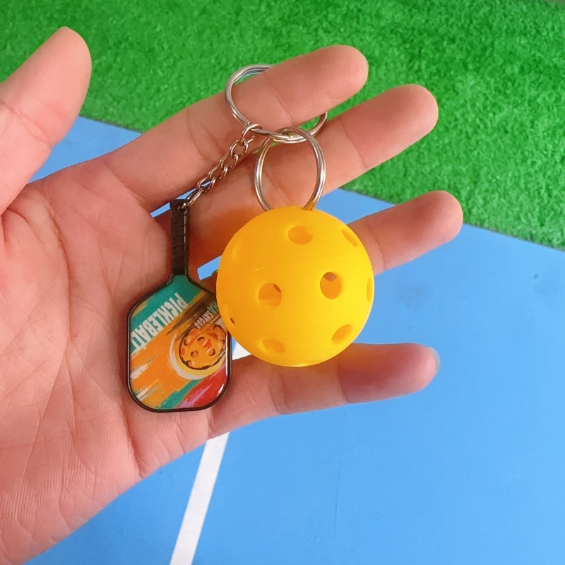 Phone Accessories Toys - Mini Pickleball Kolye Ucu, Mini Raket