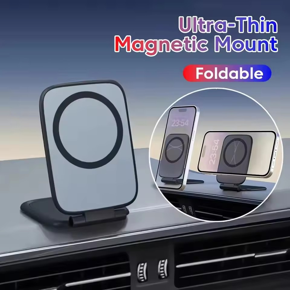 Phone Accessories For Your Car - Ultra ince Manyetik Telefon Tutucu Katlanabilir