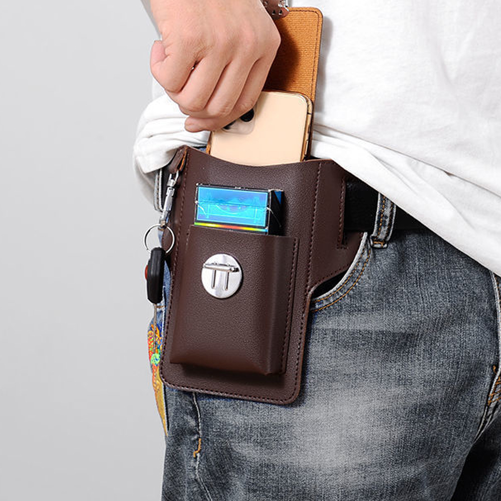Yeni Erkek Bel Çantası Cep Tel - Phone Accessories Men incelemesi ve fiyatı