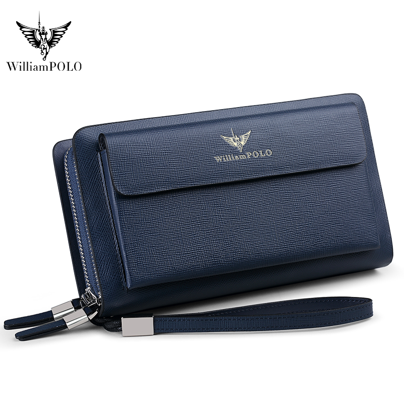 WILLIAMPOLO Lüks erkek Deri el - Phone Accessories Business incelemesi ve fiyatı
