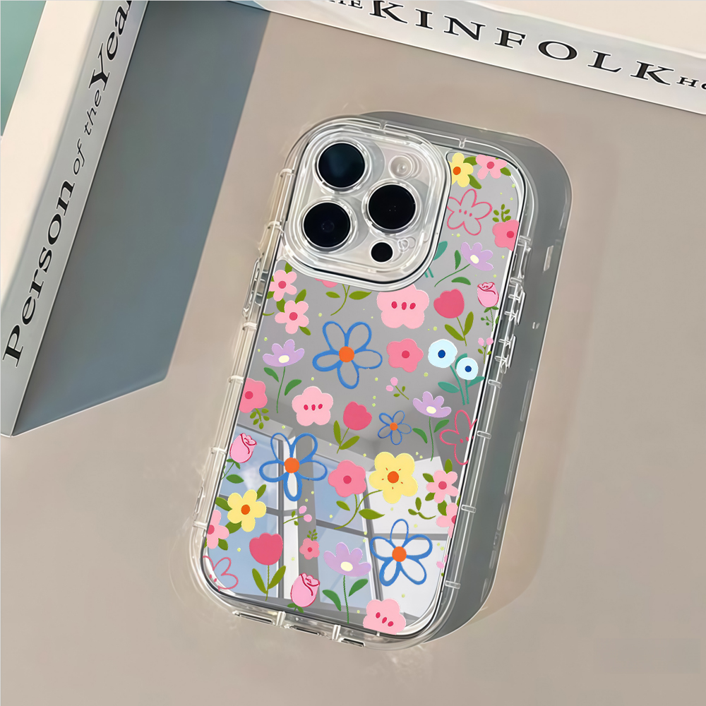 Kore Tarzı Çiçek Desenli Gümüş - Phone Accessories To Sell incelemesi ve fiyatı