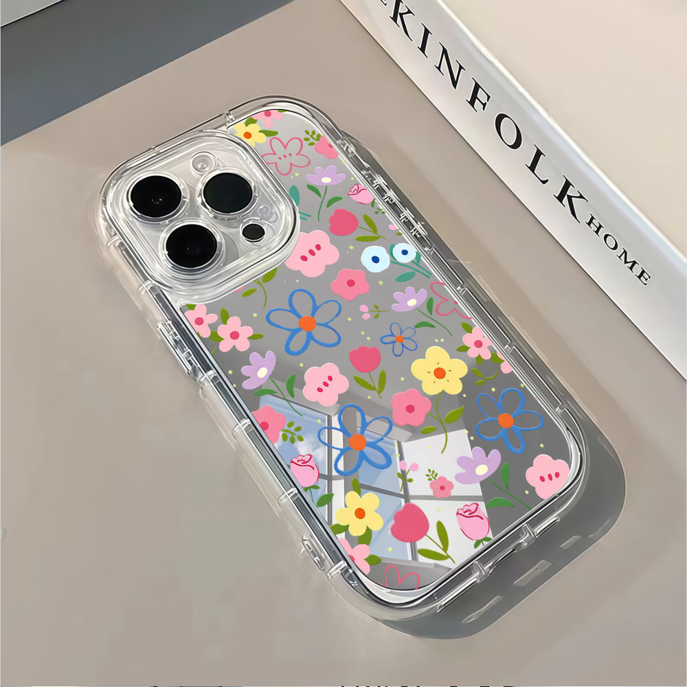 Kore Tarzı Çiçek Desenli Gümüş - Phone Accessories To Sell incelemesi ve fiyatı